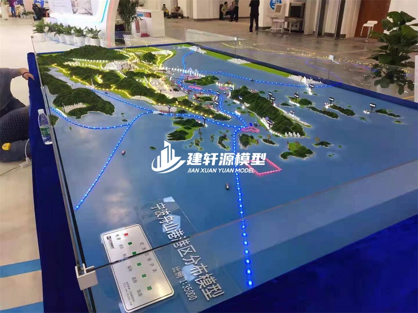 涪城地形地貌模型